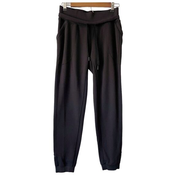 Lululemon Black Soft Drawstring Waist Pull on Jogger Pants 6 - Picture 1 of 11